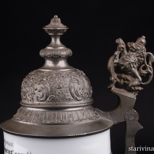 Резервистская (полковая) кружка 1/2 л, Германия, 1902 г