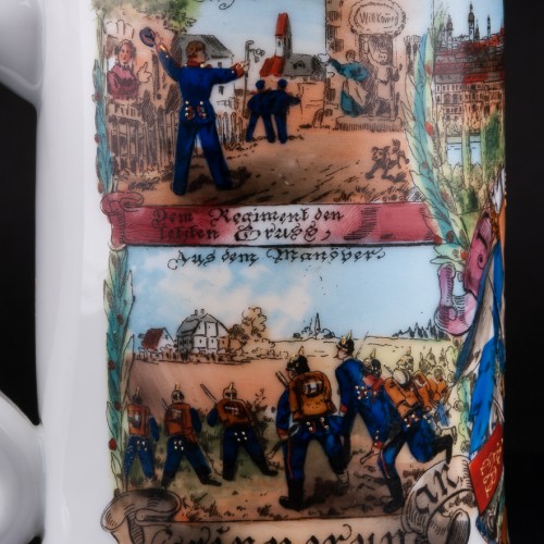 Резервистская (полковая) кружка 1/2 л, Германия, 1902 г