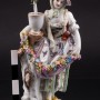 Девушка с гирляндой цветов, Meissen, Германия, вт. пол. 20 в