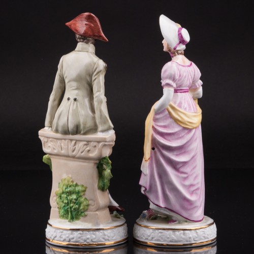 Пара в костюмах 19 века, Sitzendorf, Германия, вт. пол. 20 в