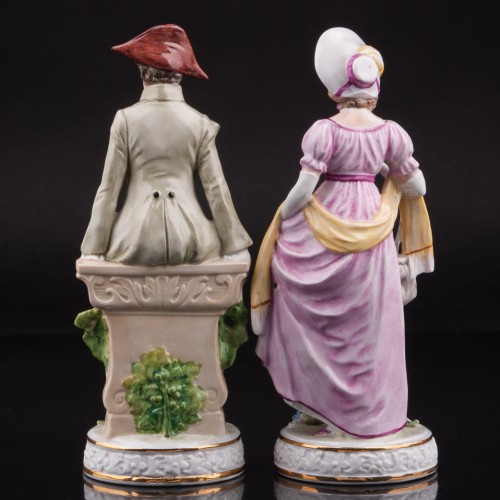 Пара в костюмах 19 века, Sitzendorf, Германия, вт. пол. 20 в