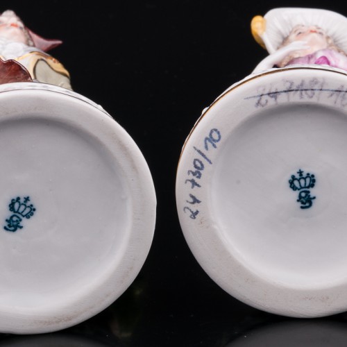 Пара в костюмах 19 века, Sitzendorf, Германия, вт. пол. 20 в