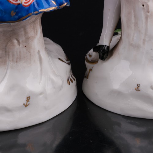 Пара с корзинами фруктов, Sitzendorf, Германия, пер. пол. 20 в