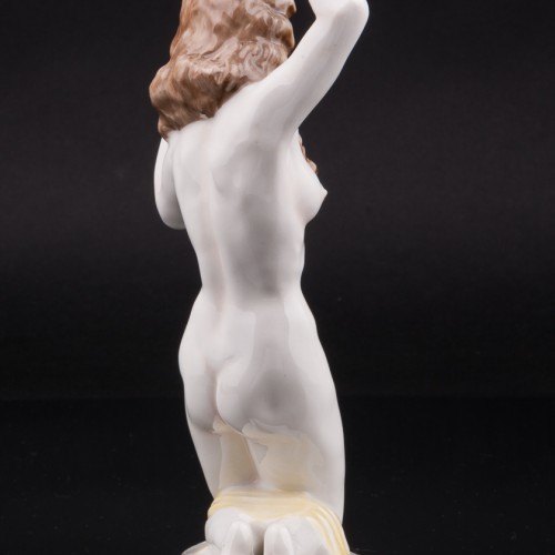 Купальщица, обнаженная девушка, Tirschenreuth, Германия, 1950 гг