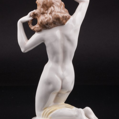 Купальщица, обнаженная девушка, Tirschenreuth, Германия, 1950 гг