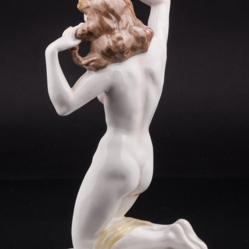 Купальщица, обнаженная девушка, Tirschenreuth, Германия, 1950 гг