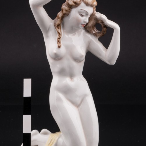 Купальщица, обнаженная девушка, Tirschenreuth, Германия, 1950 гг