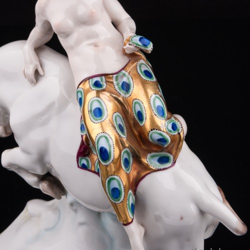 Похищение Европы, обнаженная на быке, Hertwig & Co, Германия, 1920-30 гг