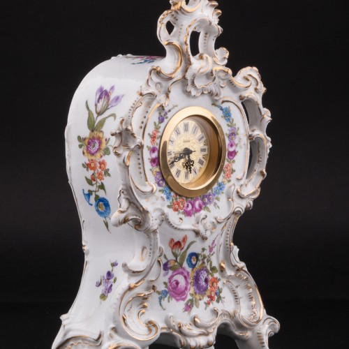 Фарфоровые часы, Dressel, Kister & Co, Германия, 1907-20 гг