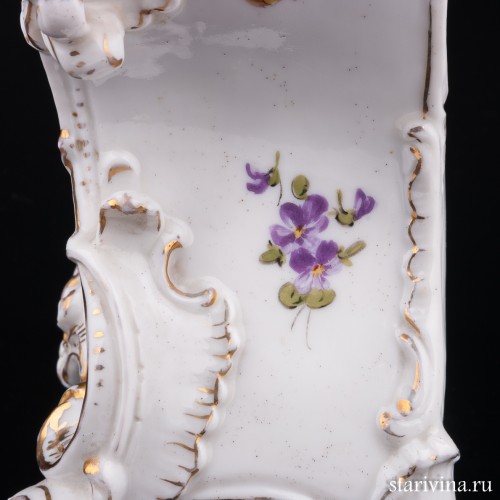 Фарфоровые часы, Dressel, Kister & Co, Германия, 1907-20 гг