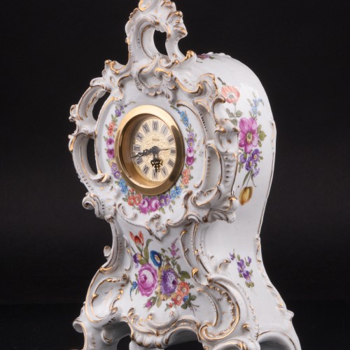Фарфоровые часы, Dressel, Kister & Co, Германия, 1907-20 гг