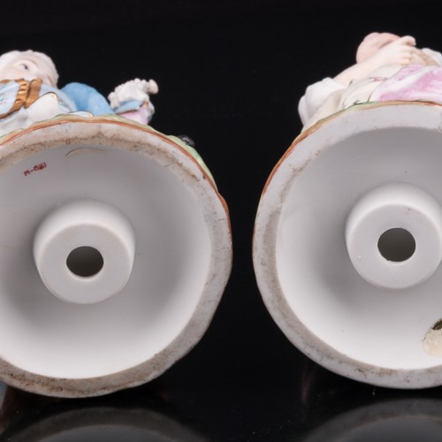 Кавалер и крестьянка, пара, Франция, кон. 19 в