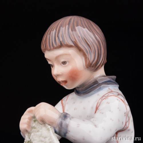 Вяжущая девочка, Dahl Jensen, Дания