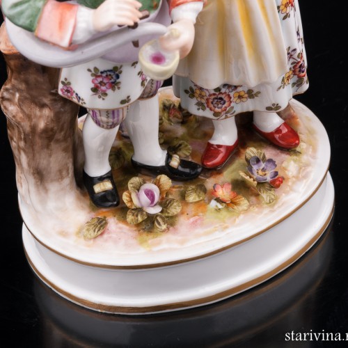 Торговцы в разнос, пара, Volkstedt, Германия, 19 в