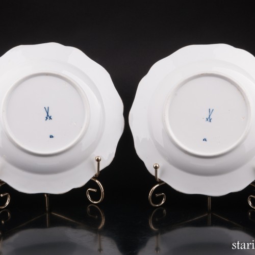 Две тарелки, Meissen, Германия, вт. пол. 20 в