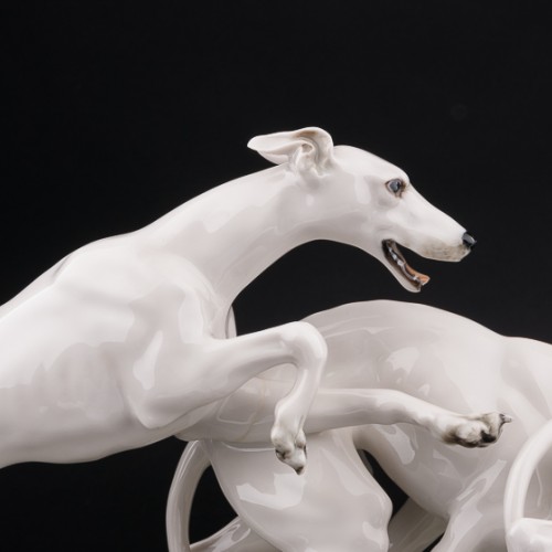 Бегущие уиппеты, Hutschenreuther, Германия, 1970 гг