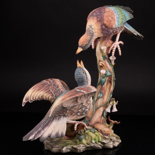 Статуэтка птиц Куропатки, Capodimonte, Италия.