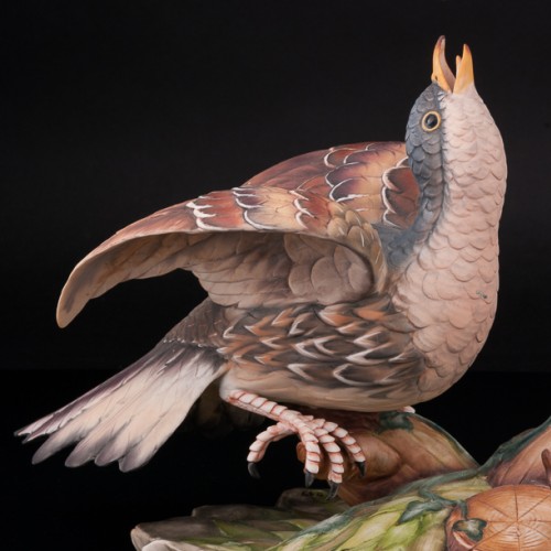 Статуэтка птиц Куропатки, Capodimonte, Италия.