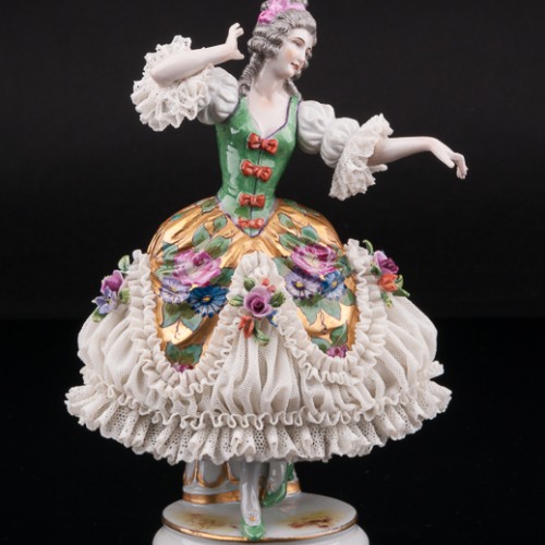 Танцовщица в зеленом платье, Muller & Co, Германия, нач. 20 в