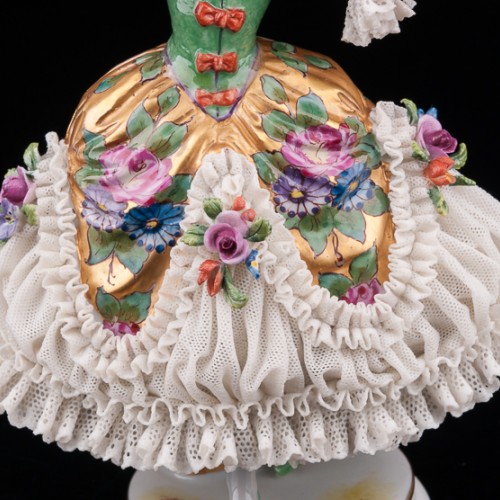 Танцовщица в зеленом платье, Muller & Co, Германия, нач. 20 в