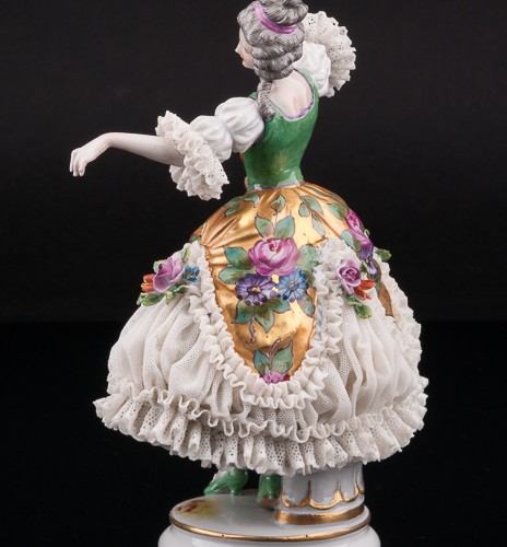 Танцовщица в зеленом платье, Muller & Co, Германия, нач. 20 в