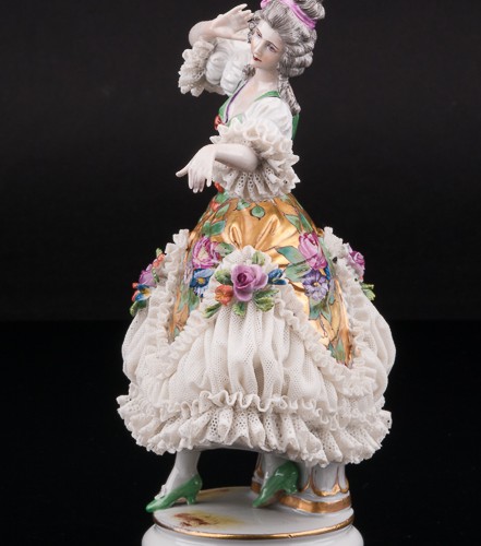 Танцовщица в зеленом платье, Muller & Co, Германия, нач. 20 в