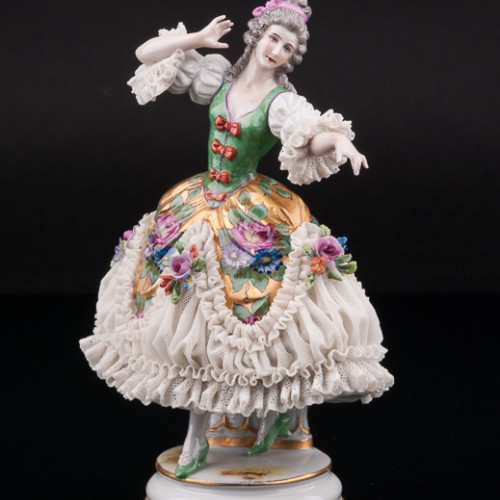 Танцовщица в зеленом платье, Muller & Co, Германия, нач. 20 в