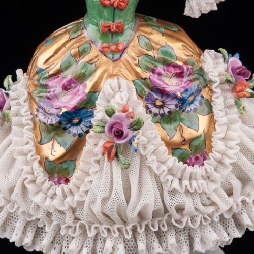 Танцовщица в зеленом платье, Muller & Co, Германия, нач. 20 в