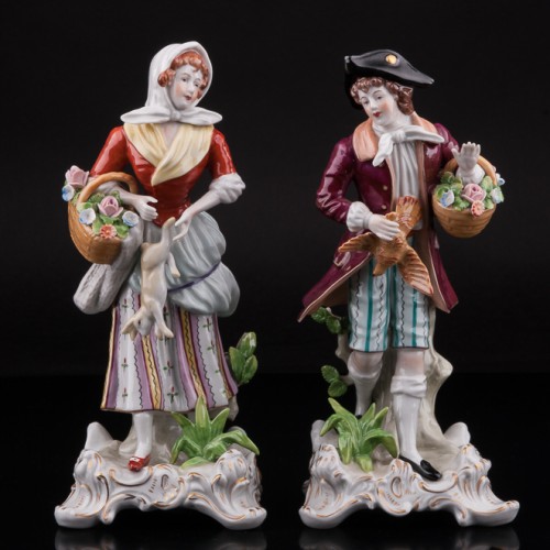 С рынка, пара, Sitzendorf, Германия, вт. пол. 20 в