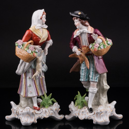 С рынка, пара, Sitzendorf, Германия, вт. пол. 20 в