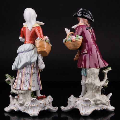 С рынка, пара, Sitzendorf, Германия, вт. пол. 20 в