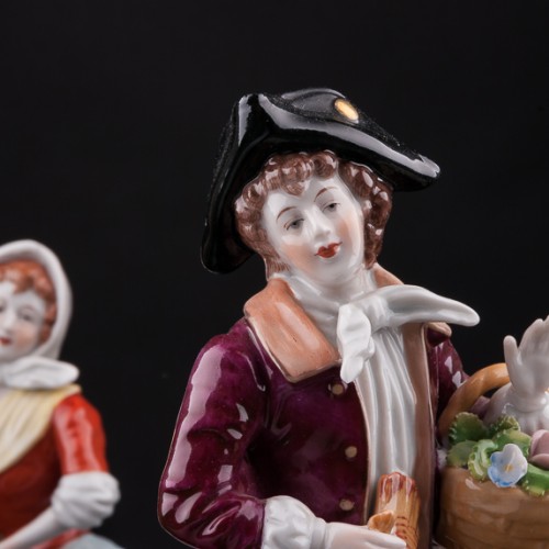 С рынка, пара, Sitzendorf, Германия, вт. пол. 20 в