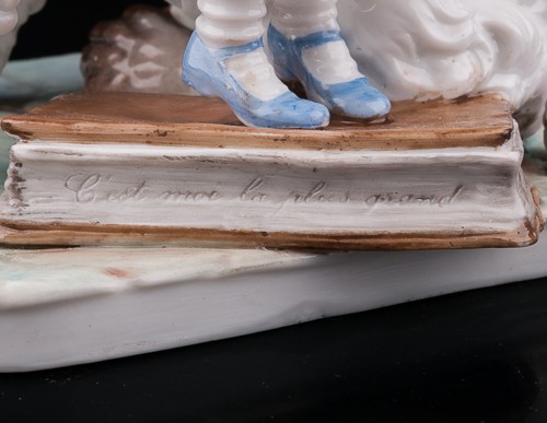 Я самая большая, девочка с собакой, Германия, нач. 20 в