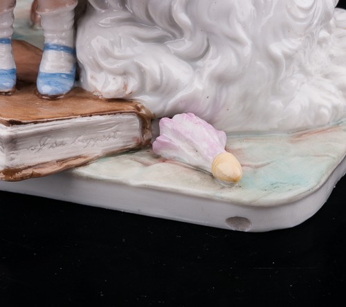 Я самая большая, девочка с собакой, Германия, нач. 20 в