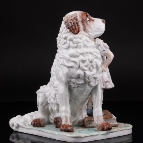 Я самая большая, девочка с собакой, Германия, нач. 20 в