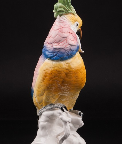 Фарфоровая статуэтка птицы Попугай какаду, Karl Ens, Германия.