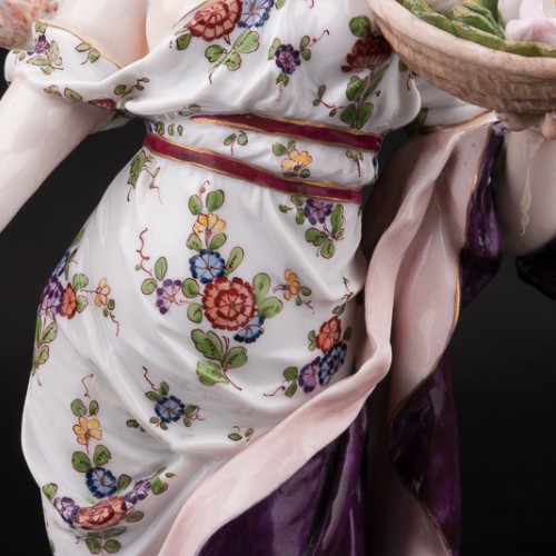 Девушка с птицей, Дрезден, Германия, 19 в