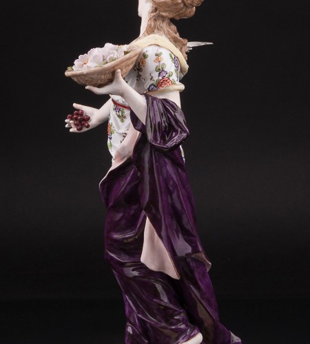 Девушка с птицей, Дрезден, Германия, 19 в