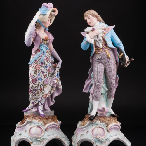 Галантная пара, Sitzendorf, Германия, 19 в