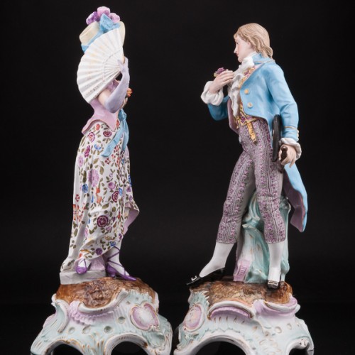 Галантная пара, Sitzendorf, Германия, 19 в