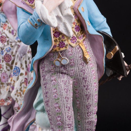 Галантная пара, Sitzendorf, Германия, 19 в