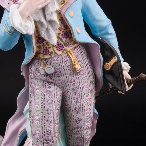 Галантная пара, Sitzendorf, Германия, 19 в