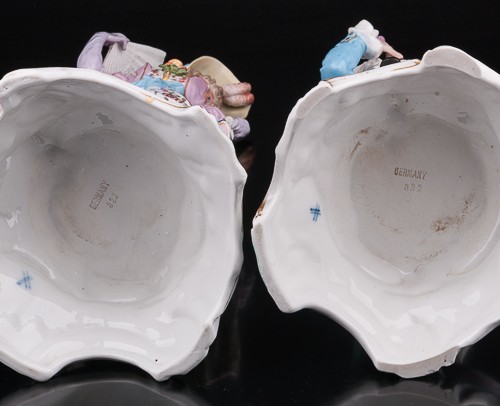 Галантная пара, Sitzendorf, Германия, 19 в