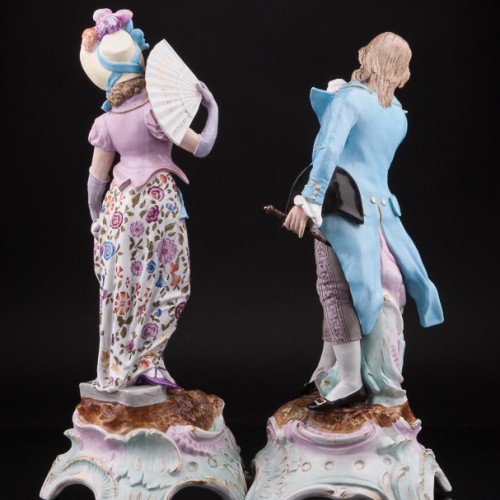 Галантная пара, Sitzendorf, Германия, 19 в