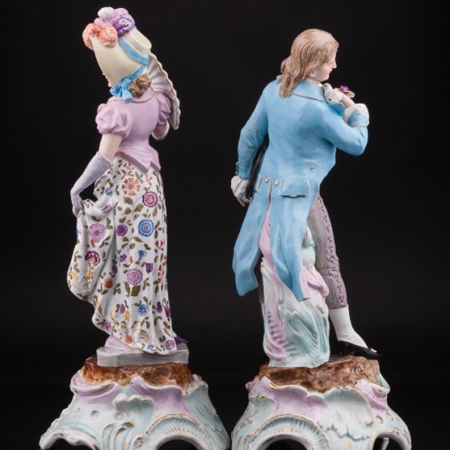 Галантная пара, Sitzendorf, Германия, 19 в