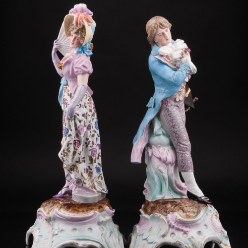 Галантная пара, Sitzendorf, Германия, 19 в