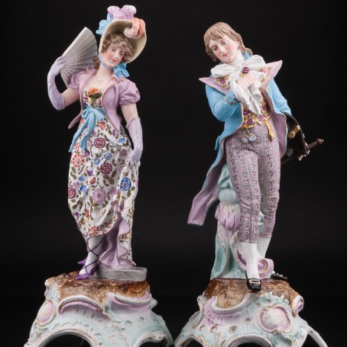 Галантная пара, Sitzendorf, Германия, 19 в