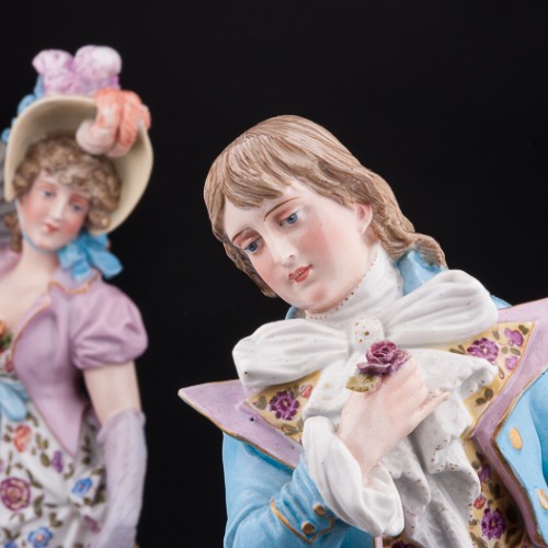 Галантная пара, Sitzendorf, Германия, 19 в