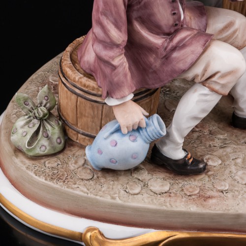 "За стаканчиком вина", композиция, Sitzendorf, Германия