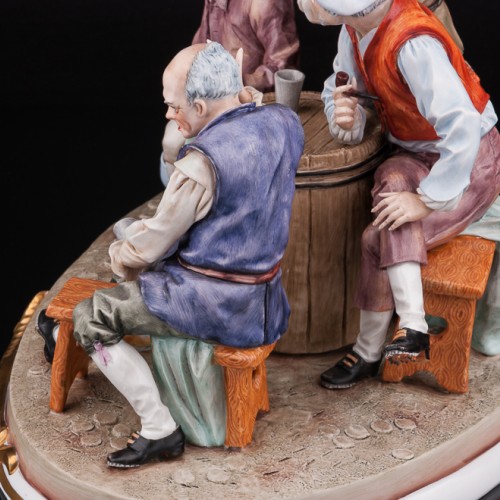 "За стаканчиком вина", композиция, Sitzendorf, Германия